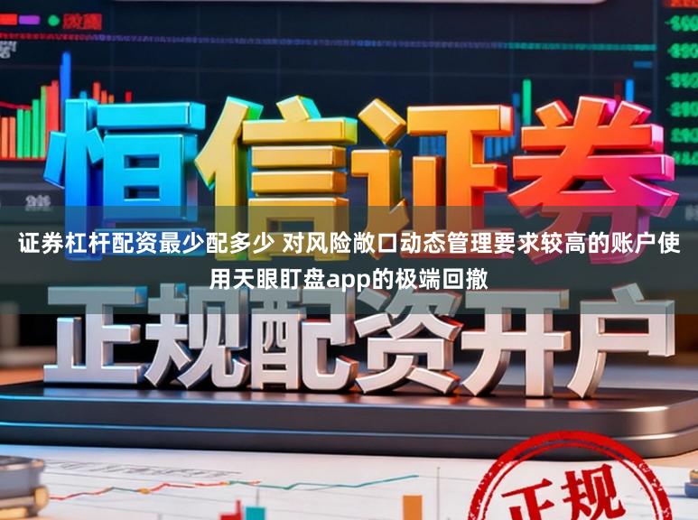 证券杠杆配资最少配多少 对风险敞口动态管理要求较高的账户使用天眼盯盘app的极端回撤