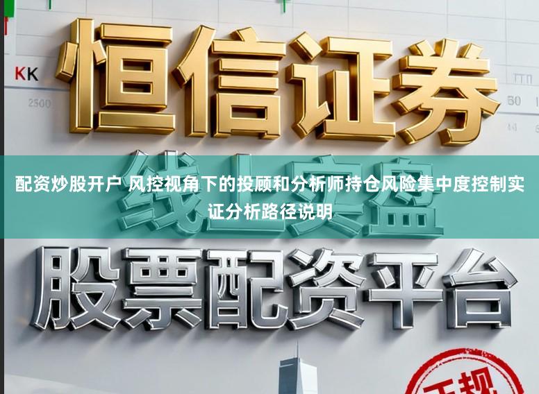 配资炒股开户 风控视角下的投顾和分析师持仓风险集中度控制实证分析路径说明
